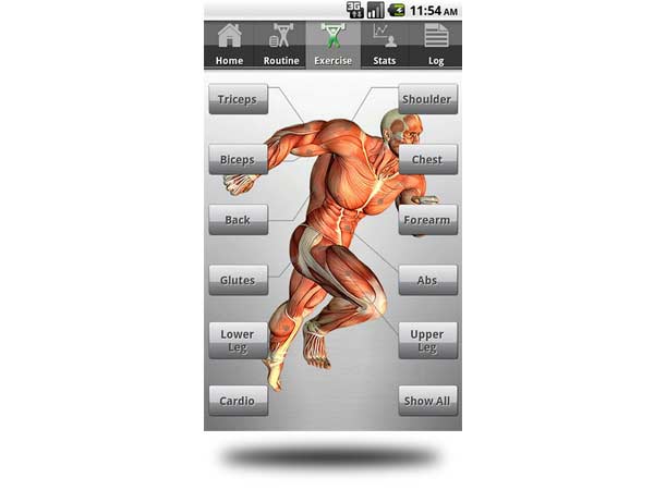 jefit entrenamiento android