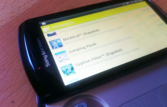 juegos playstation xperia play sony