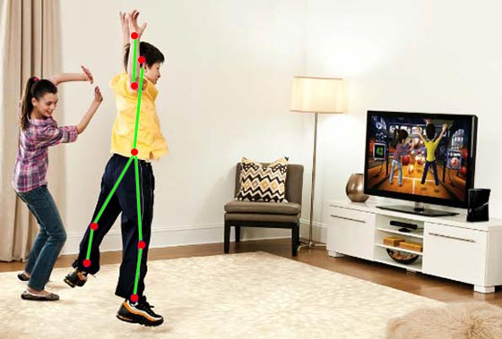 kinect sentado