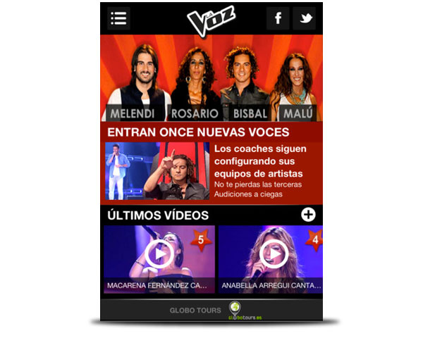 la voz ipad app