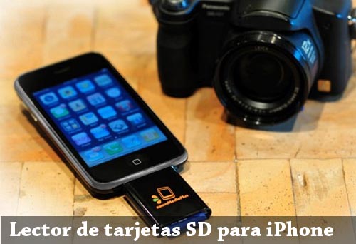 lector tarjetas memoria sd iphone