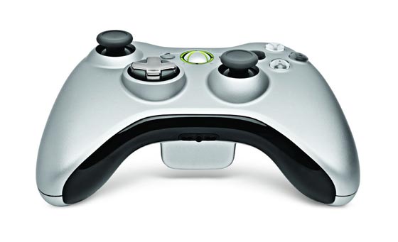 mando xbox 360 plateado