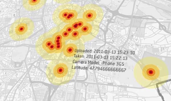 mapa caliente amigos facebook