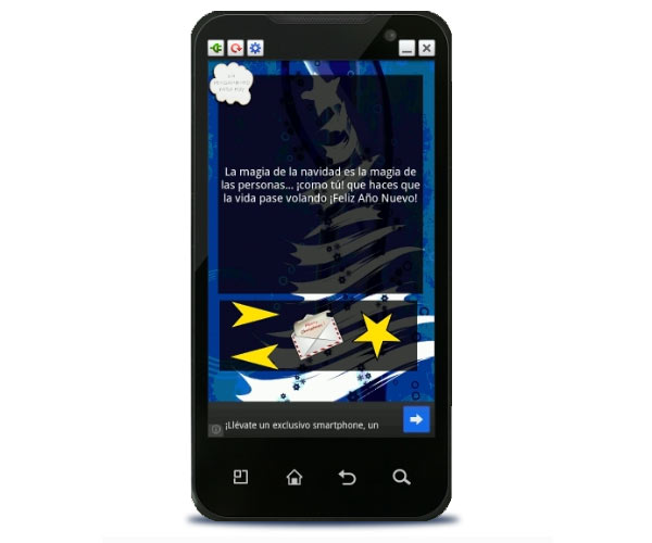mensajes de navidad android