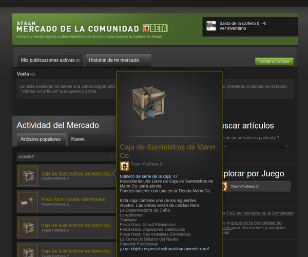 mercado steam