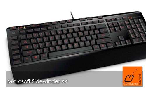 microsoft sidewinder x4 teclado