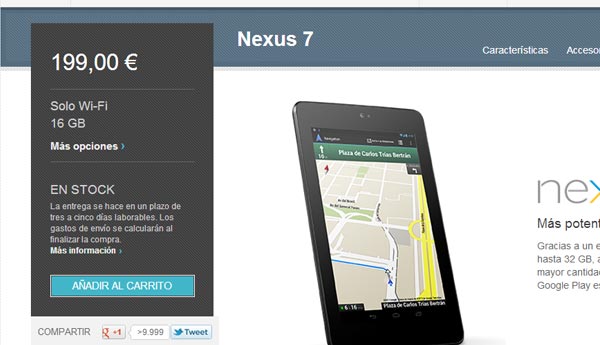 nexus 7 google play