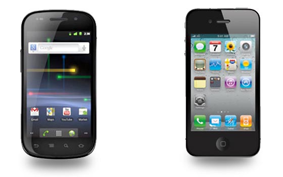 nexus google iphone 4