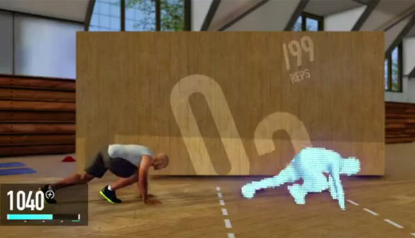 nike kinect training juego