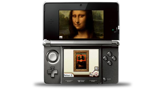 nintendo 3ds museo louvre