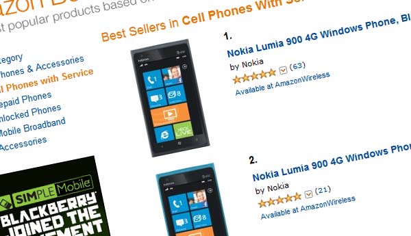 Nokia Lumia 900: El mas popular en Amazon