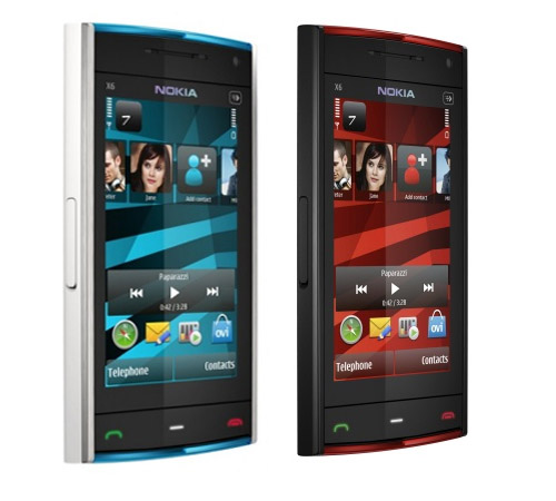 nokia x6 tactil