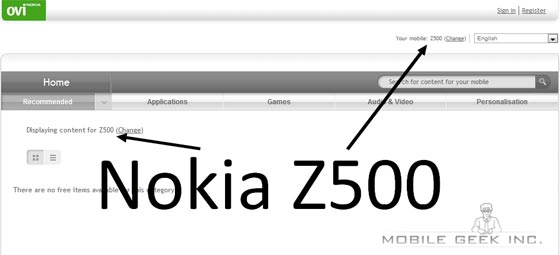 nokia z500 tablet