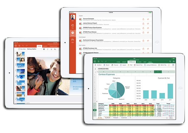 office ipad word excel powerpoint