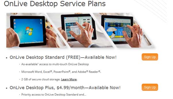onlive desktop plans