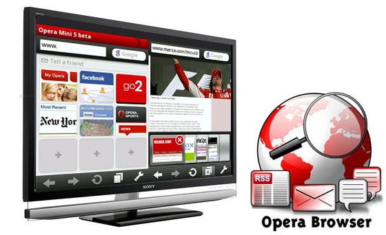 opera web browser sony tv