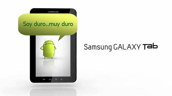 pantalla galaxy tab