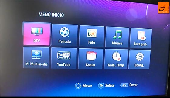 pantalla lg living box hr500