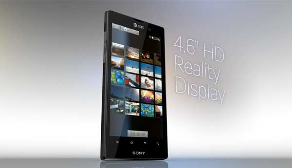 pantalla sony xperia ion