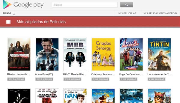 peliculas google play android