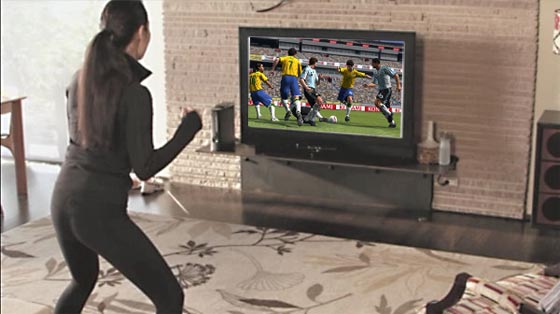 pro evolution soccer kinect move