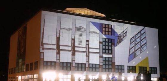 projection mapping urbanscreen