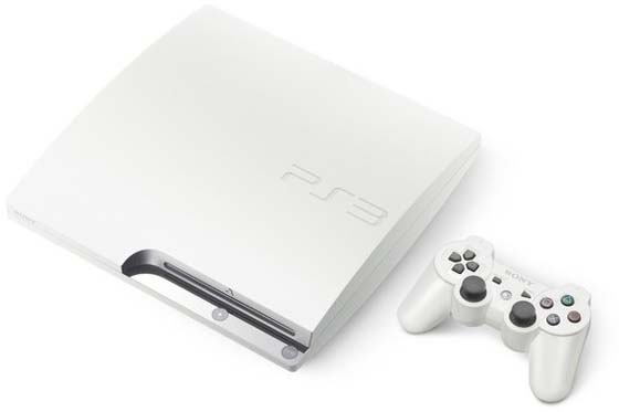 ps3 slim blanca