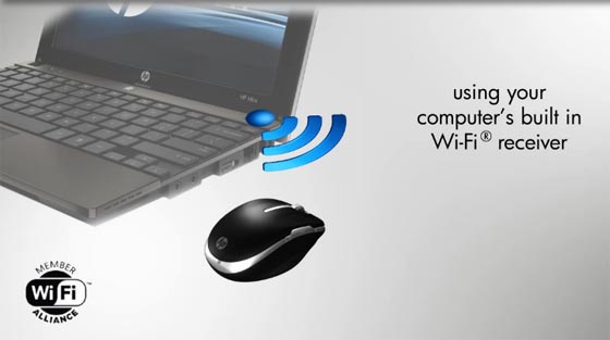 raton hp wifi mobile mouse