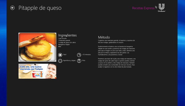 recetas cocina windows 8