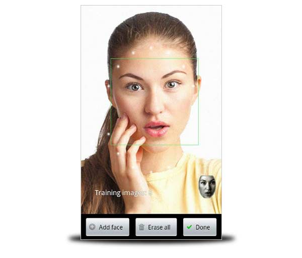 reconocimiento caras android