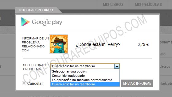 reembolso google play