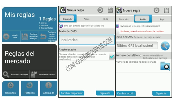 regal localizar movil automateit android