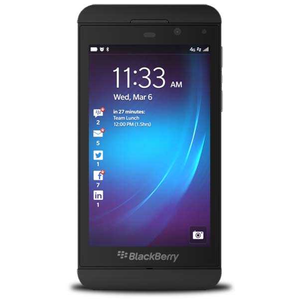 render blackberry z10
