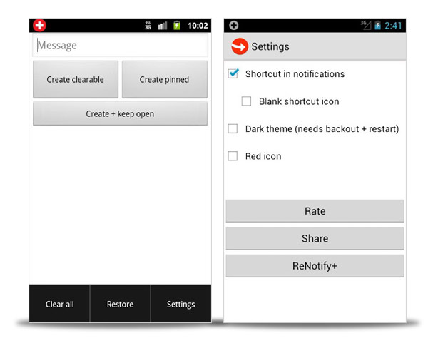 renotify android apk