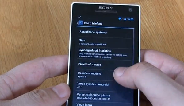 rom sony xperia android 4 1