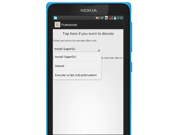 root nokia x framaroot