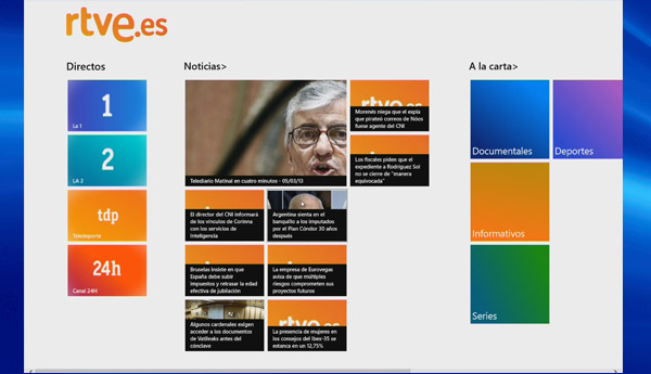 rtve windows 8