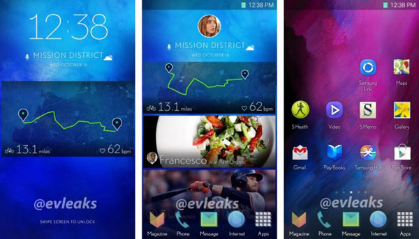 samsung galaxy s5 interfaz