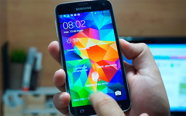 samsung galaxy s5 sensor huellas