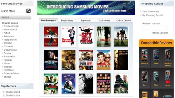 samsung movies