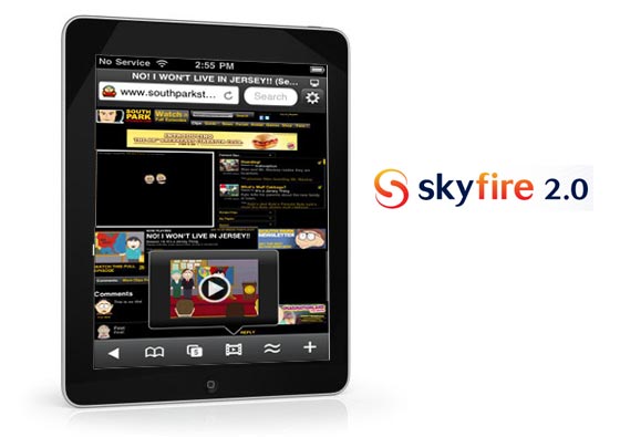 skyfire flash videos ipad iphone