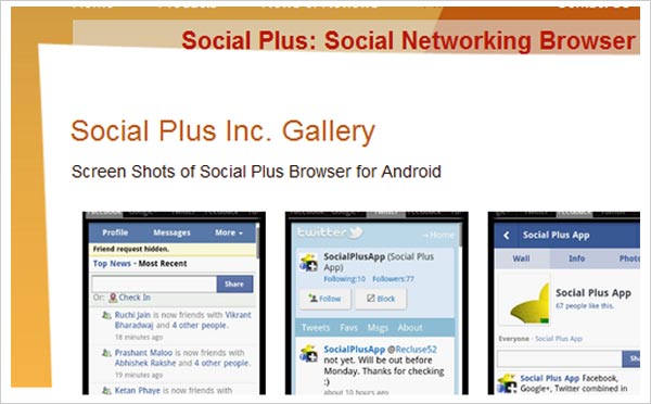 social plus android iphone