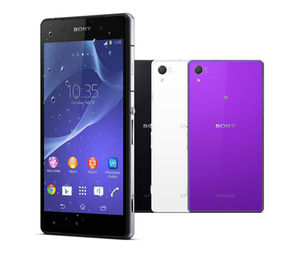 sony xperia z2 colores