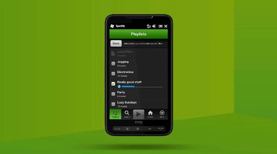 spotify windows phone 7