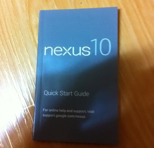 tablet google nexus 10