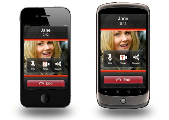 tango iphone 4 android