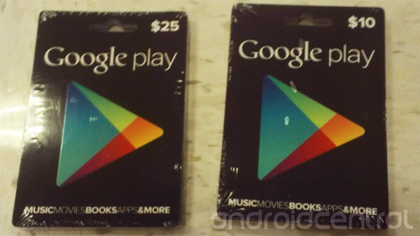 tarjetas compra android google play
