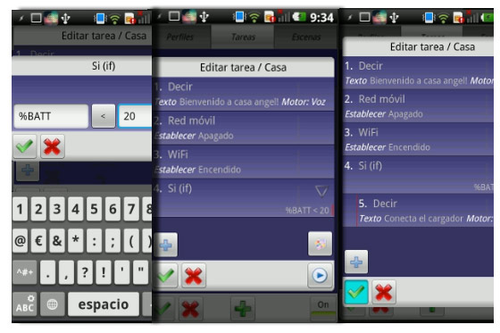 tasker bateria perfil