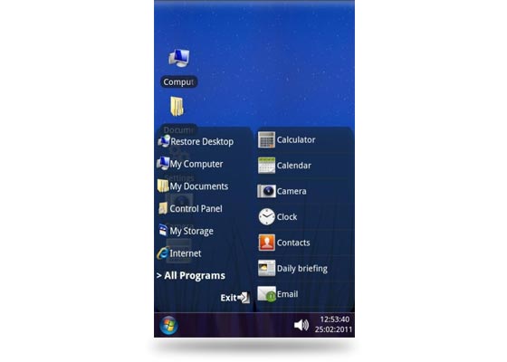 tema windows 7 android