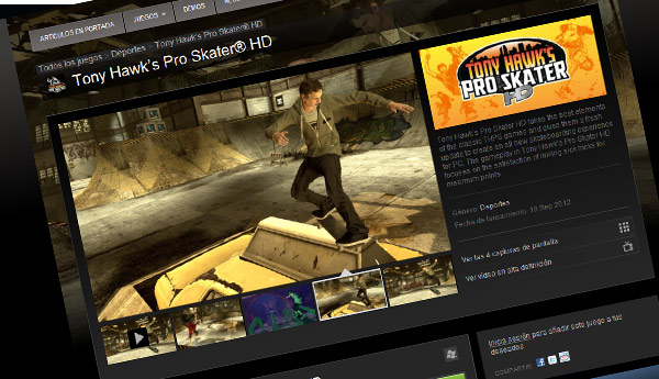 tony hakws pro skater hd steam